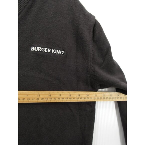 VINTAGE Burger King Sweater XL Manager Uniform Employee Logo Knit * - Picture 7 of 14